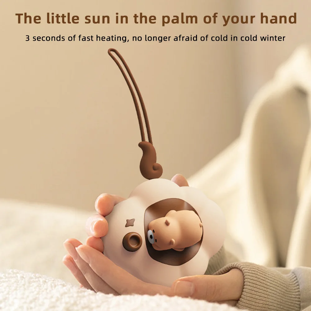 New Rechargeable Portable Baby Hand Warmer Portable Deliate Fine Workmanship Multifunctional Suitable for Winter E2S