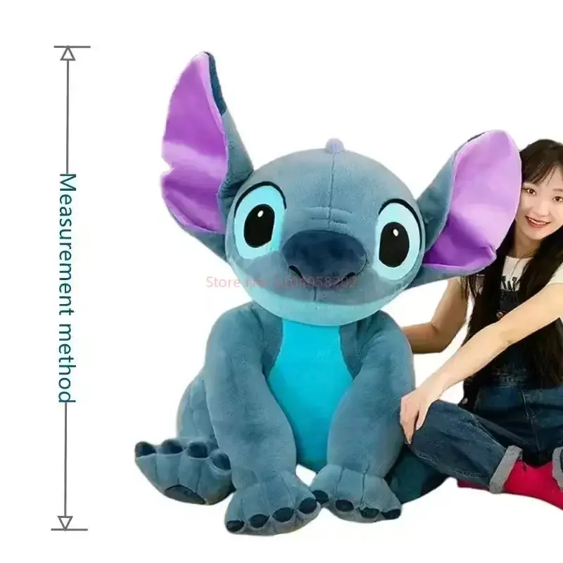 Cute Disney Animal Giant Size Lilo & Stitch peluche bambola di peluche coppia di cartoni animati cuscino per dormire Softmaterial sorpresa giocattolo per bambini regalo