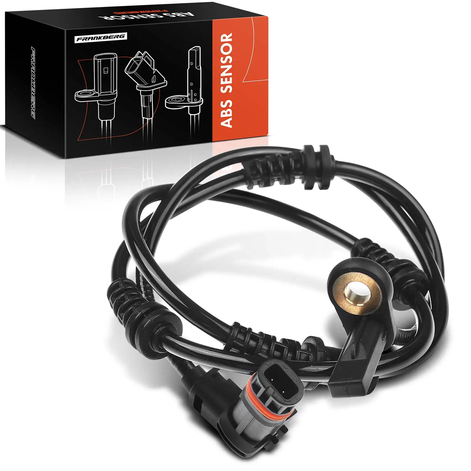 Frankberg 1x ABS Sensor Vooras Links Rechts voor Mercedes GL-Klasse X164 M-Klasse W164 R-Klasse V251 W251 1649058400
