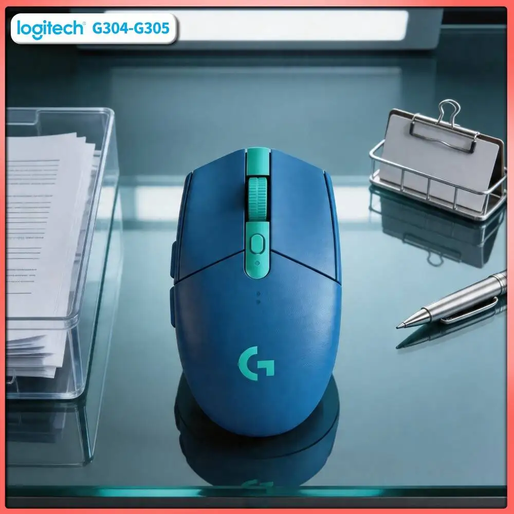 Logitech G304 Wireless Gaming Mouse 12000 DPI HERO Sensor LIGHTSPEED 1ms 9-Month Battery Reliable Connection