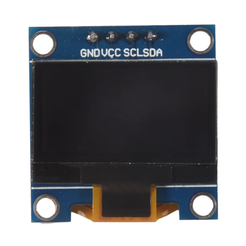 ABZW 0.96 Inci IIC I2C Serial GND 128X64 OLED LCD LED Display Module SSD1306 Untuk Kit Arduino