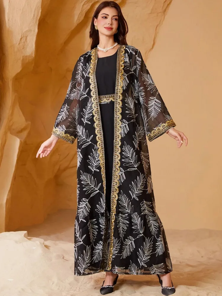 

Abayas For Women Dubai Luxury 2025 African Muslim Fashion Dress Caftan Marocain Evening Party Dresses Boubou Robe Djellaba Femme