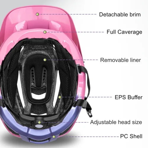 Imagen 2 del producto BATFOX-casco de bicicleta de montaña para mujer, transpirable y ventilado, rápida disipación de calor, para ciclismo