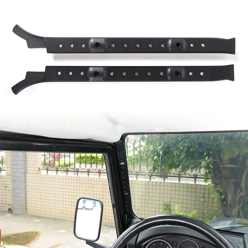

For Rover Defender 2004-2018 A-Pillar Interior Trim Moldings Pair Black Land M4 Expansion Base Decorative Car Kit Accessories
