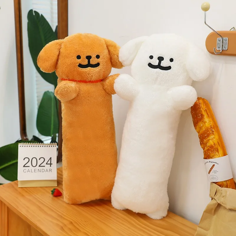 100cm Kawaii Plush Toy Cute Line Dog Stuffed Doll Long Pillow Cushion Kids Birthday Gift for Children Factory Wholesale Export