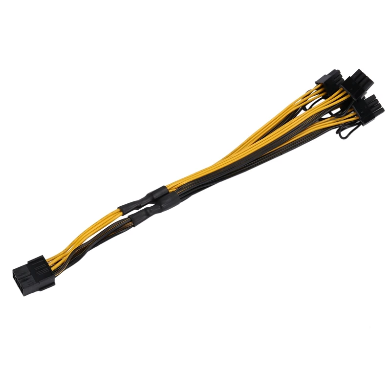 PCI-E 8Pin Female To 8Pin (6+2) Pin PCI-E Male Splitter Power Extension Cable For Graphics Card