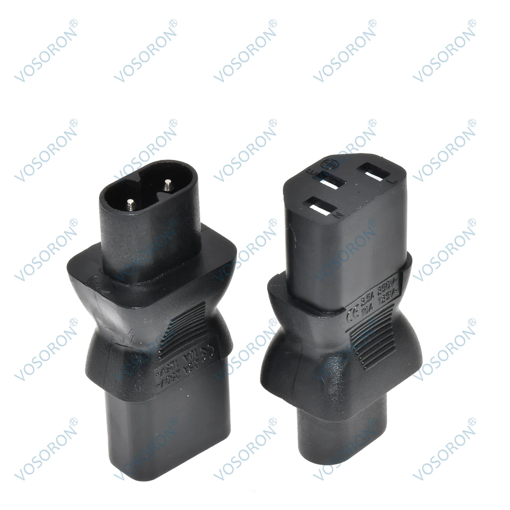 C8 -C13 C13 IEC 320 C13 to C8 AC Power Adapter IEC 3Pole Female to C8 2Pin Figure 8 Male AC Converter Socket