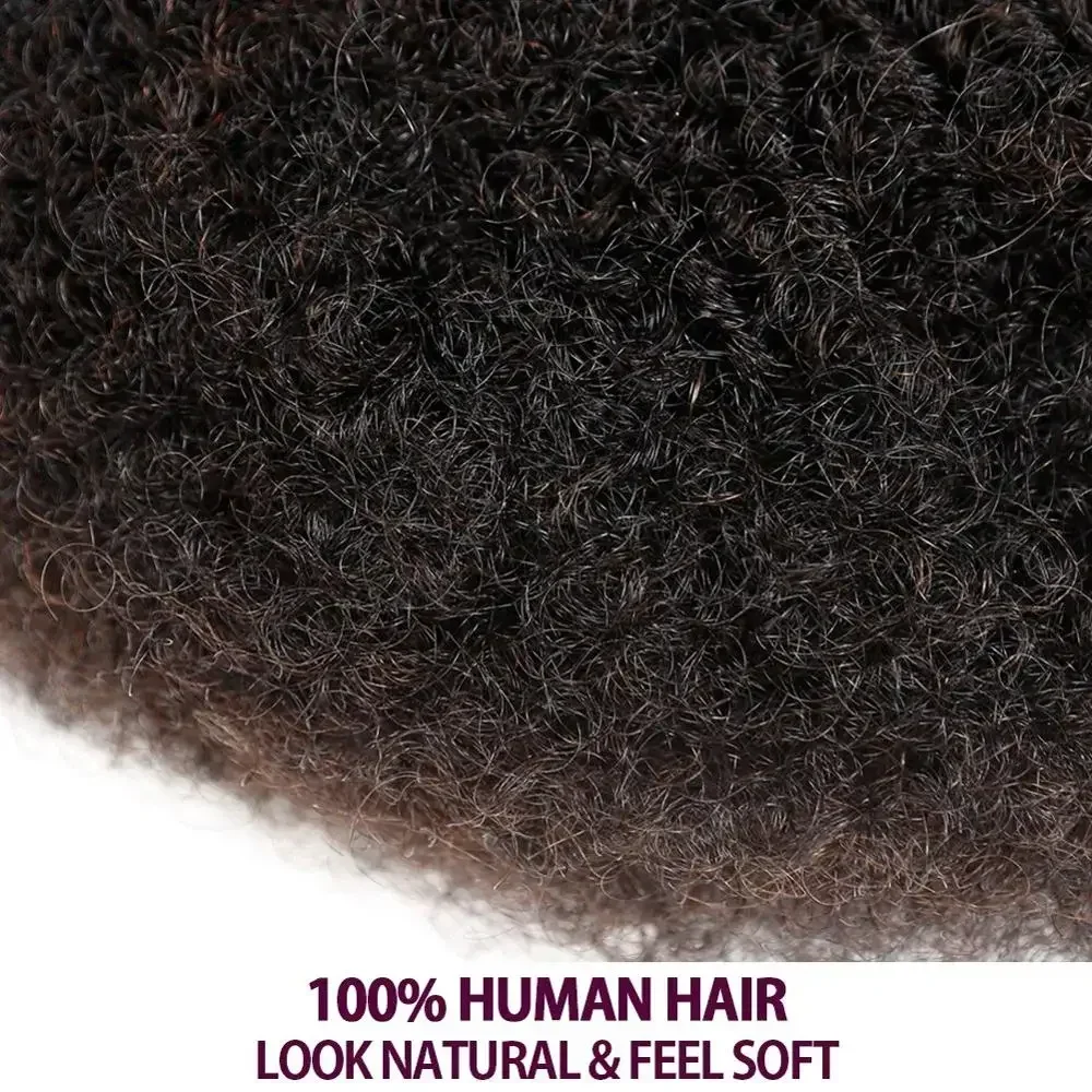 Premium Grade 4C Afro Kinky Bulk Human Hair