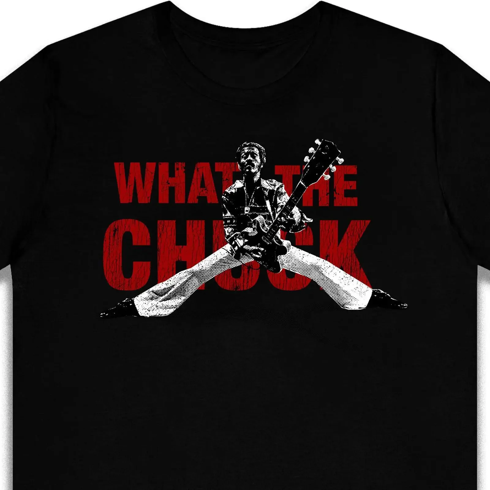 What The Chuck  T Shirt vintage Washed Unisex Top For Everyday Wear graphic Breathable Stretched Comfortable Slightly