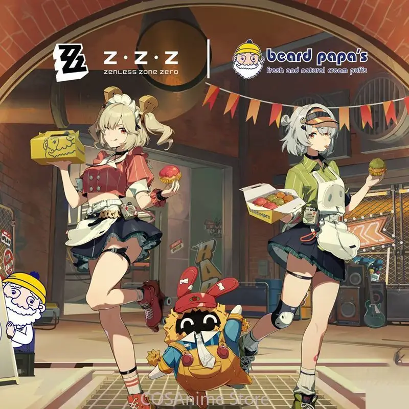 

Anime Zenless Zone Zero Anby Demara Bernice Cosplay Acrylic Stand Model Plate Desk Decor Standing Sign Desktop Badge Pin