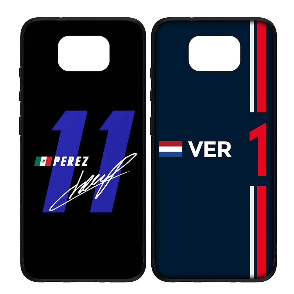 f-Formulas 1 F1s Racing No 11 4 44 16 7 8 55 Cover Phone Case for Xiaomi Redmi Note 13 13C A3 A3X Mi POCO F6 F5 X6 Pro + 5G 4G