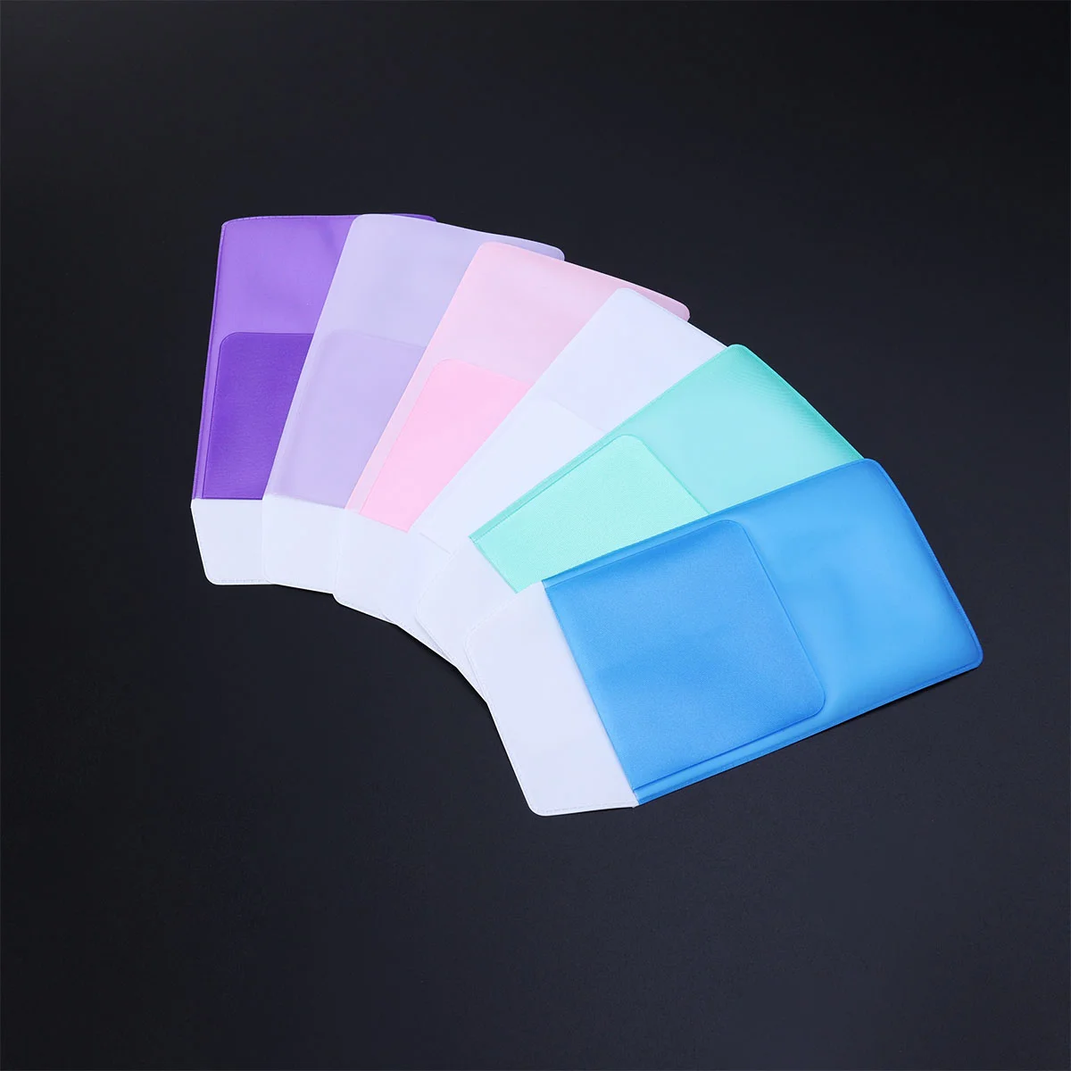 10 Pcs Assorted Color Pen Pouch Inserted Bag for Daily Use Commercial Fall-proof Practical