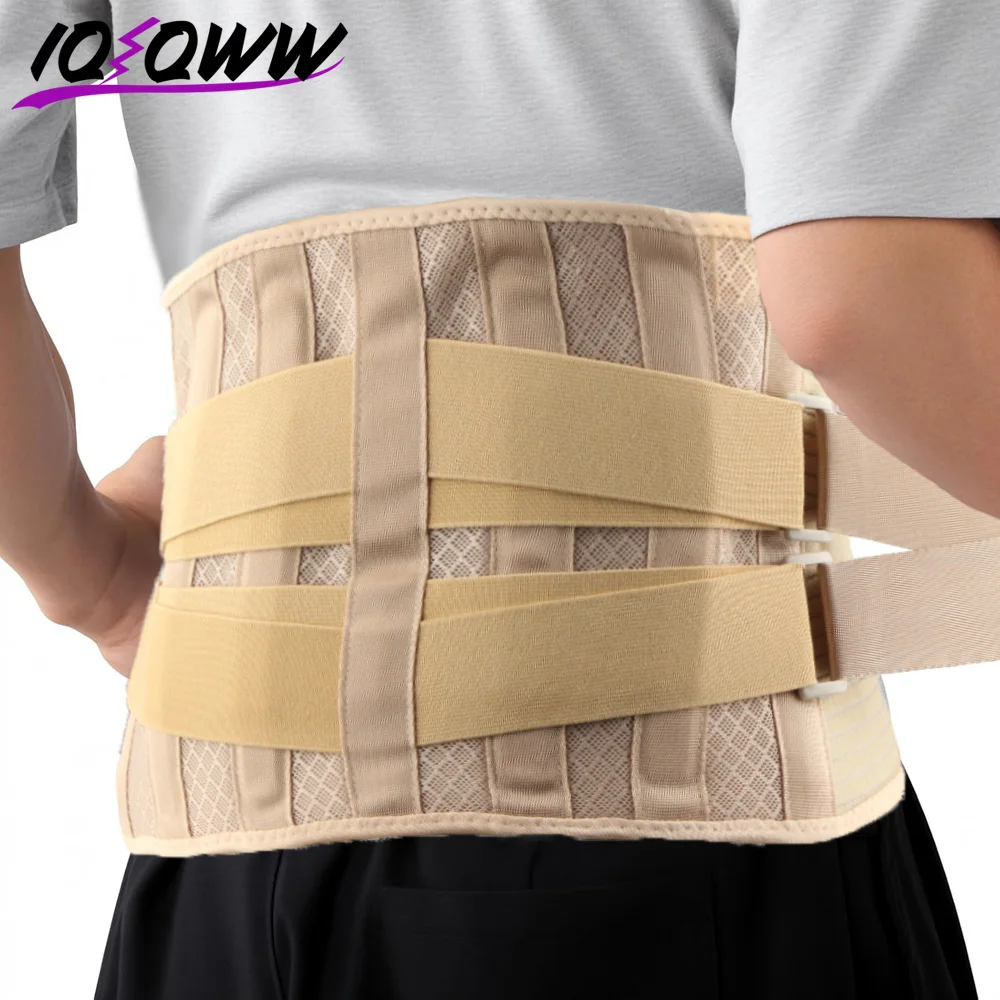 

Back Braces for Lower Back Pain Relief with 6 Stays,Breathable Back Support Belt for Men/Women,Anti-skid lumbar support belt