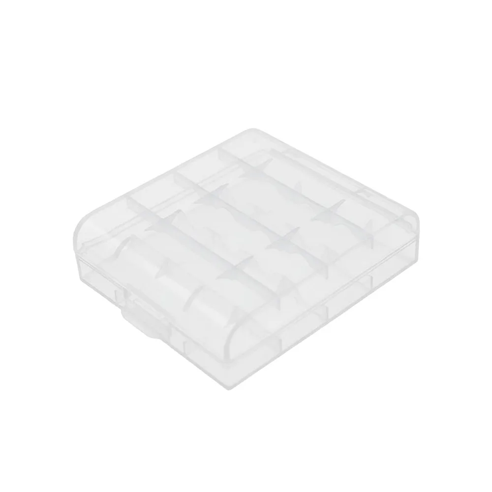 Durable Clear Battery Storage Case Multi-slot Hard Plastic Battery Box Waterproof Battery Storage Solution