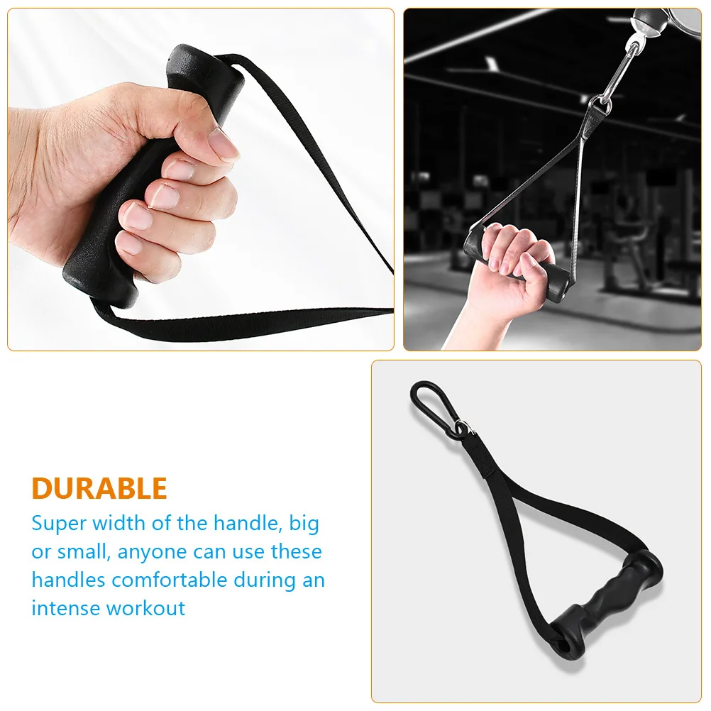 

1 set Ergonomic Resistance Band Handles Super Width Cable Attachments For Triceps Workout Gym Equipment Fitness Accessory