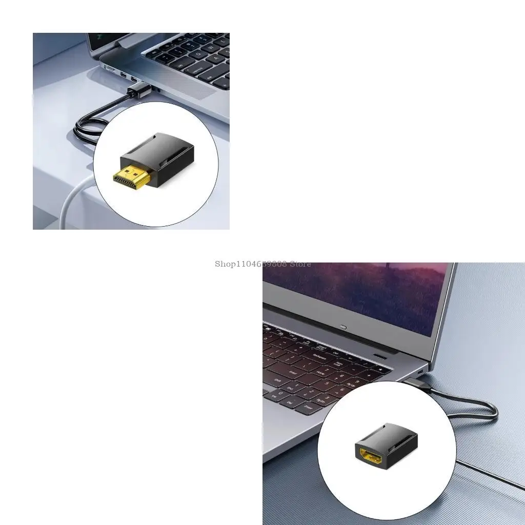 

4K HDMIs Angled Adapter Connectors for Tight Space and Easy Setups Clear Viewing