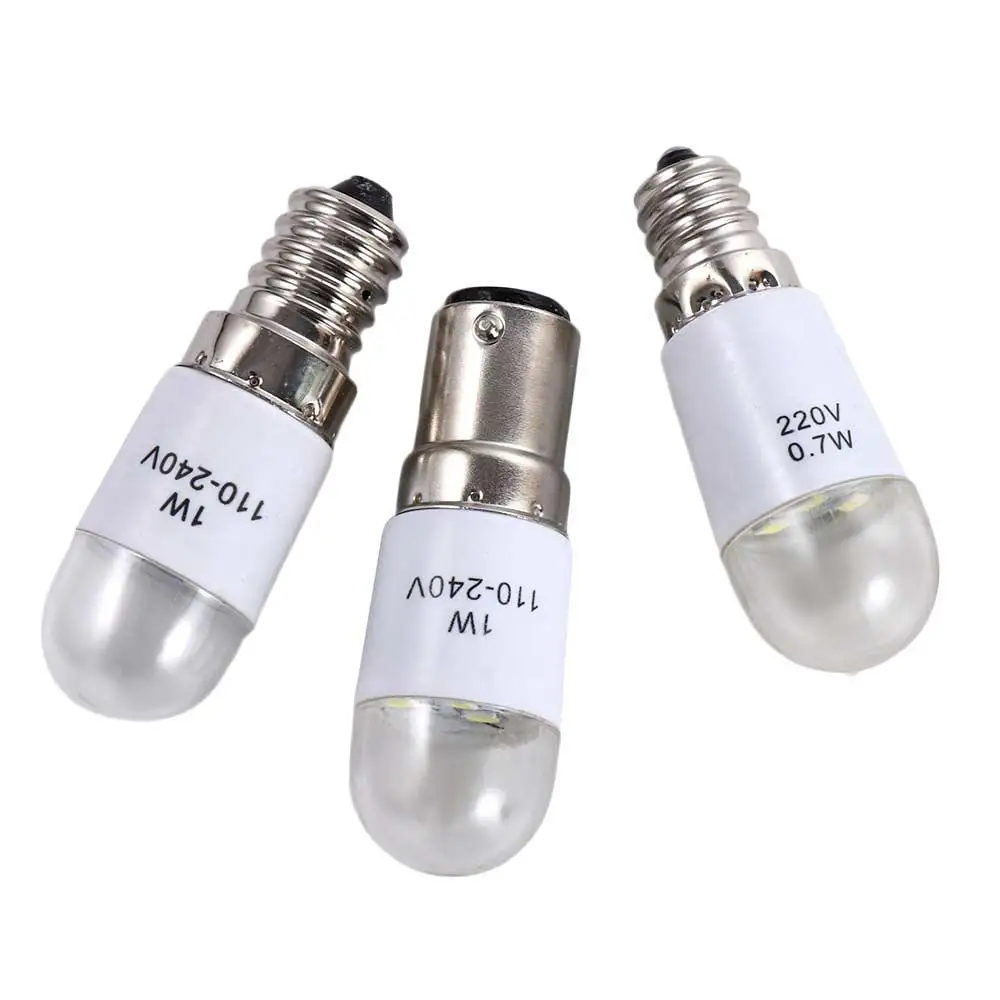 Energy Saving E12 E14 BA15D Led Screw-In For Sewing Machine Universal LED Light Sewing Lighting Sewing Supplies Light Bulb