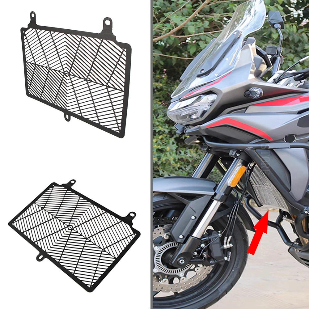 Motorcycle Radiator Guard Grill Grille Water Tank Cooler Protector For Benelli TRK702 TRK702X 2022 2023 2024 Accessories Cover