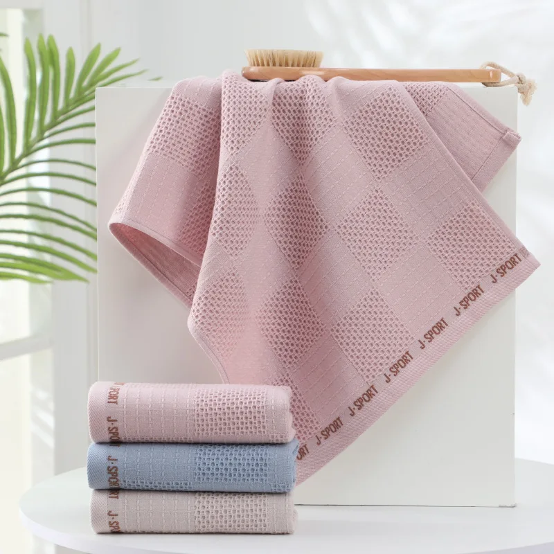 Honeycomb Gauze Face Towel 32-Ply Cotton Minimalist Design Couples Suitable for Adults Children Ideal for Daily Face Cleansing
