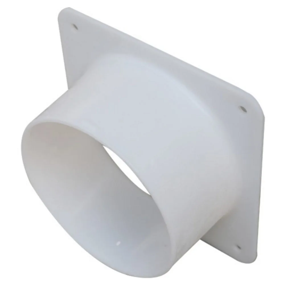 

4\" 5\" 6\" Flange Connection ABS For Bathroom Wall Plate Air Pipe Flange Interface Air Ventilation Adapter High Quality
