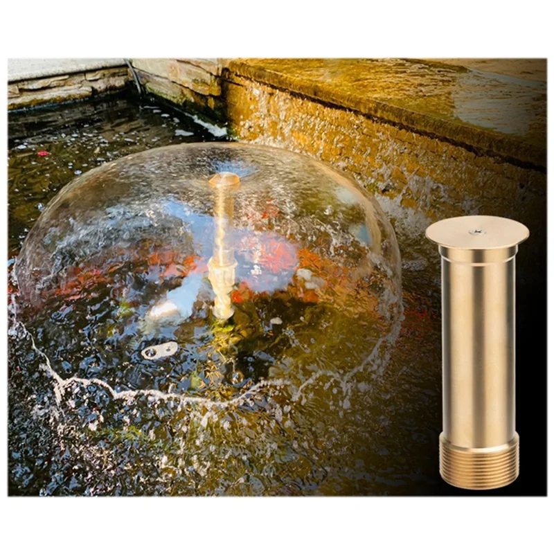 

【Hot Cake】Mushroom Fountain Nozzle, Brass Water Sprinkler Spray Nozzle Head