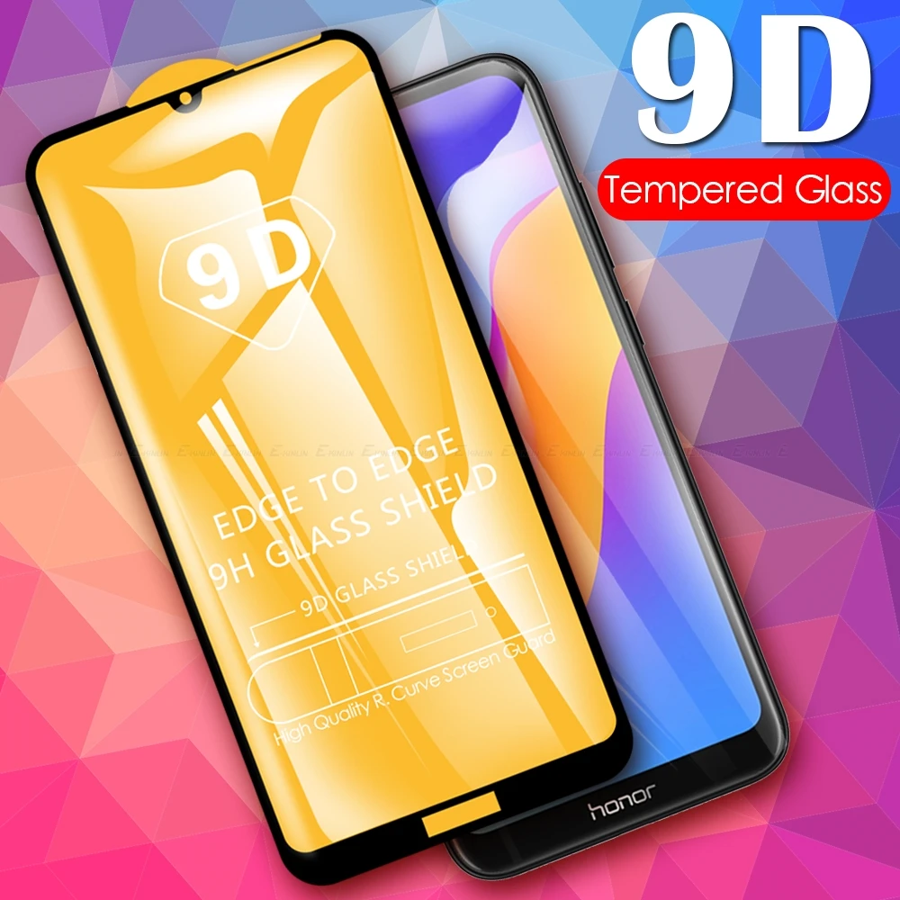 

9D полное покрытие из закаленного стекла, защитная пленка для экрана для Huawei Honor 7C 7S 8C 8A 7A Pro Glass