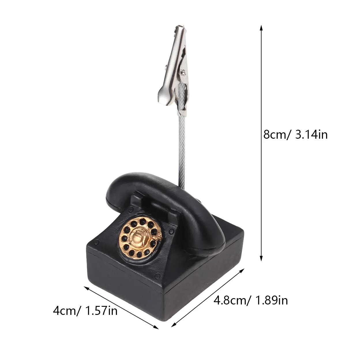 1pc Resin Desktop Memo Cube Base Note Holder For Office Home Small Space Message Organizer Memo Folder Photo Clip Table