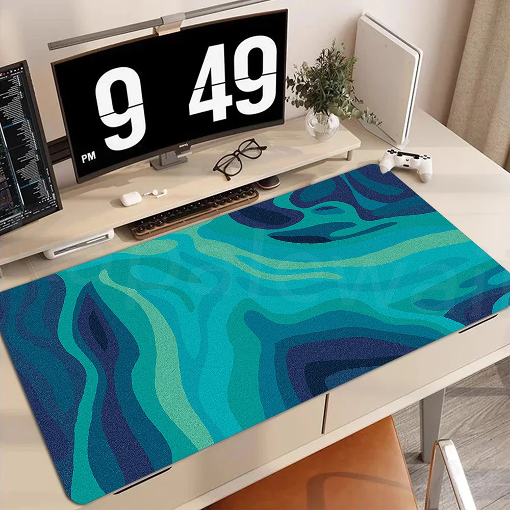 Strata Liquid Mouse Pad Pc Mousepad Apoio De Pulso Teclado Mouse Mat XL Keyboard Pads Office Desk Protector Mat 80x30cm Rug