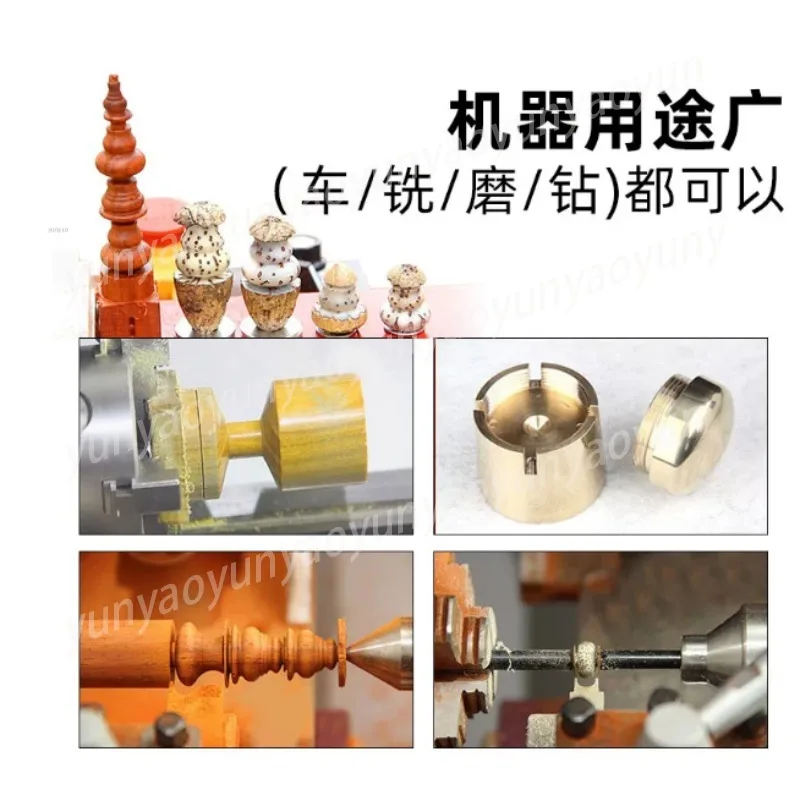 Mini CNC Bead Lathe Multifunctional All in One Desktop Wood Turning Tool for DIY Wooden Rosary Beads Home
