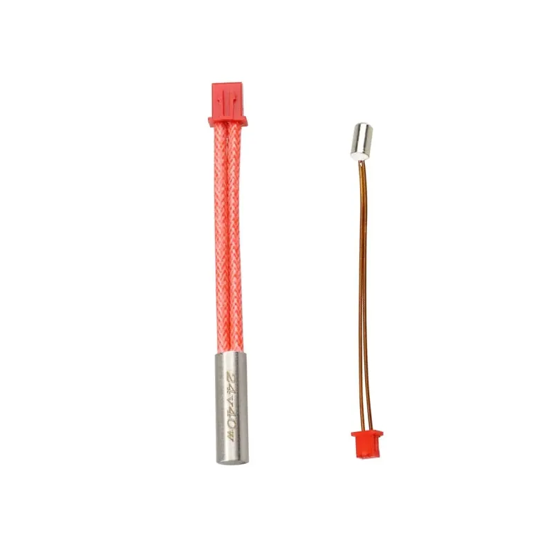 3D Printer Accessories Genie Nozzle Throat, Heating Block Silicone Sleeve, Titanium Bimetal