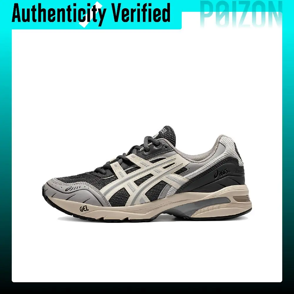 ASICS Gel 1090 V1 Textile, Synthetic Leather Low top Casual Shoes Unisex Gray Beige 1203A243-026