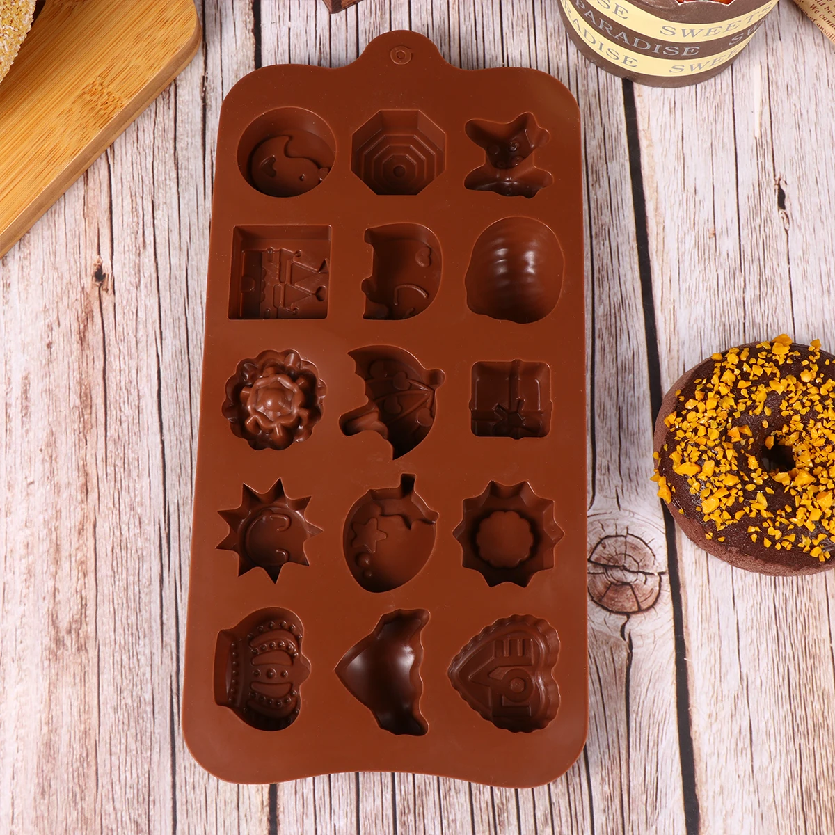 

2 PCS Baking Mold DIY Cookie Molds for Sweets Paper Cup Professional Chocolate Silicone