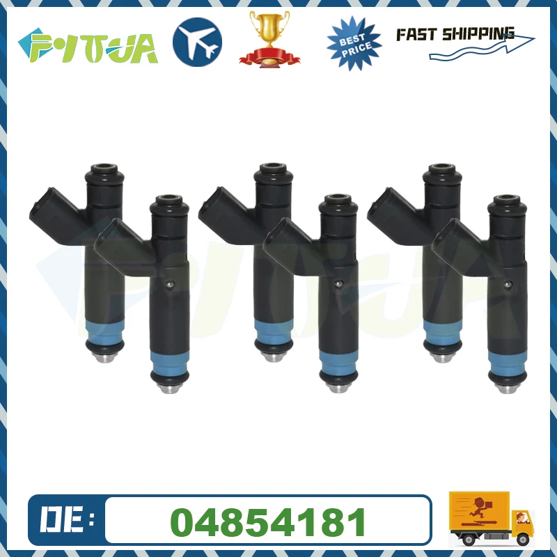 

6шт Топливная форсунка 04854181 Для Jeep Grand Cherokee Wrangler 4.0 Dodge Ram 1500 5.2 Y188Y06965