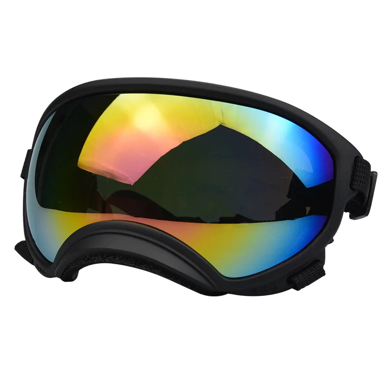 Outdoor Dog Pet Glasses Dog Ski Sports Sunglasses Adjustable Strap for Travel Skiing and Anti-FogPet Goggles Sunglasses