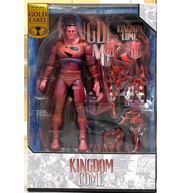 ألعاب ماكفارلين سوبرمان المملكة تعال غطاء الترفيه 7 بوصة شخصيات الحركة الذهب التسمية تيار مستمر نموذج متعدد الكون دمية المرآب عدة