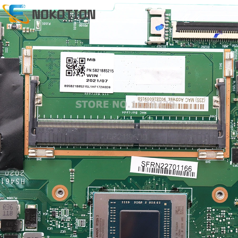 ブラビオン 5B21B85215 HS461 HS561 HS761 NM-D521 For Lenovo IdeaPad 3-15ALC6