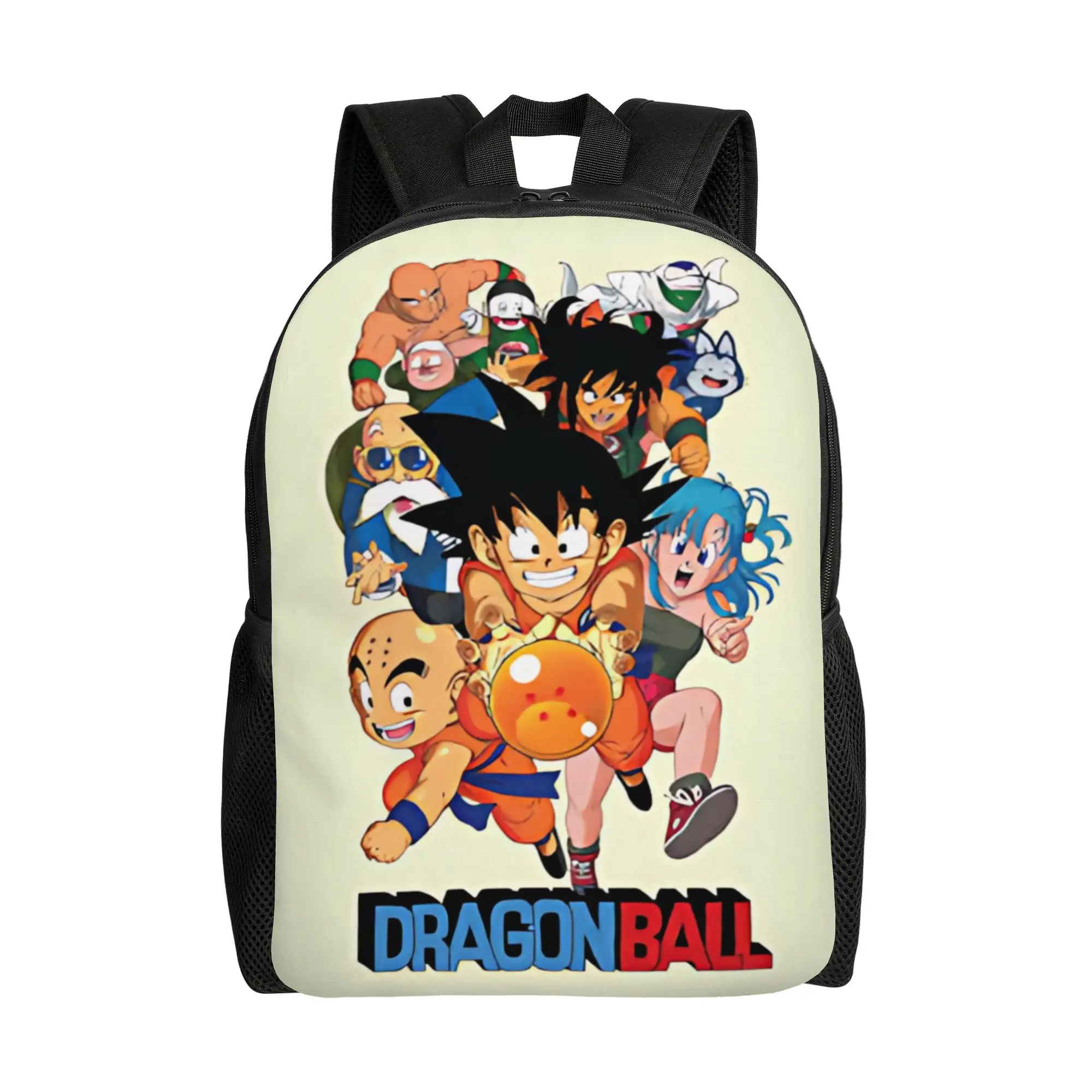 Mochilas Bandai estilo manga Dragon Ball, mochila de viagem de grande capacidade.