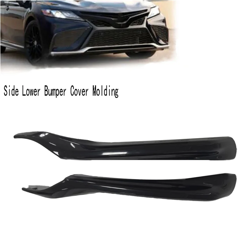 غطاء المصد السفلي الجديد لسيارة Toyota Camry XE XSE 2021-2024 سبويلر المصد الأمامي #2