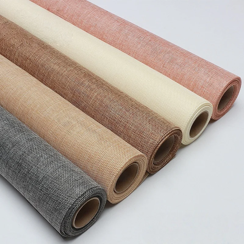 

48cmx4.5m Roll Flax Flower Wrapping Paper DIY Florist Packaging Material for Wedding Mother's Day Decoration