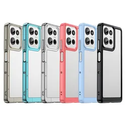 For Motorola Moto G75 5G Case For Moto G75 Cover 6.78 inch Colorful Soft Edge Silicone Transparent Bumper For Motorola Moto G75