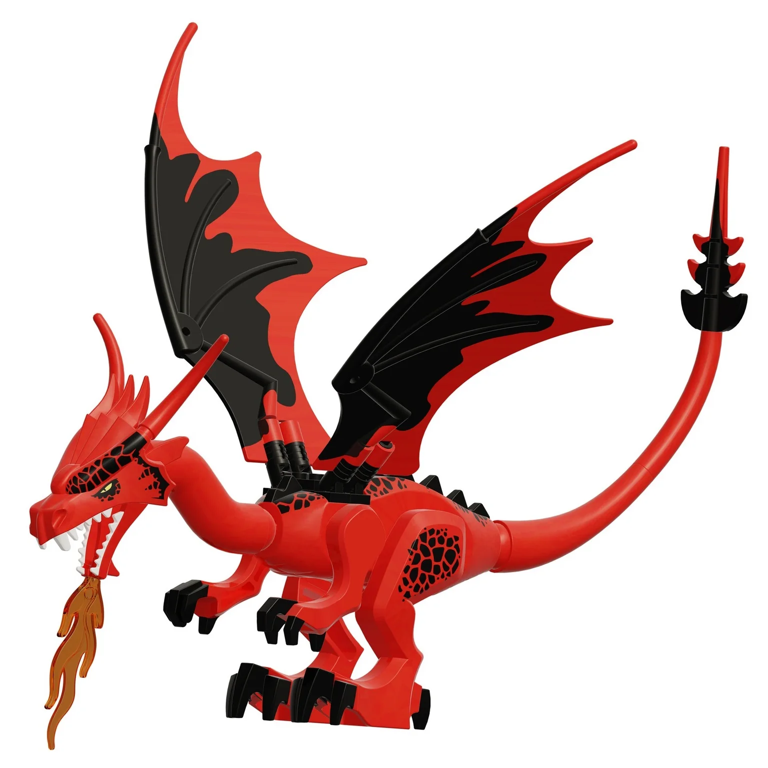 Bloques de Construcción K2355 K2356 Dragón Rojo Hidra de Gran Tamaño, Mini Figuras de Acción Drogon