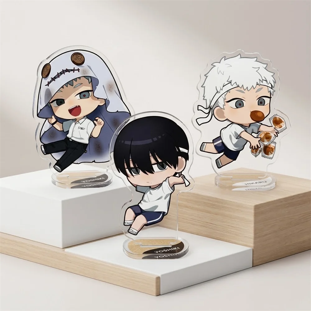 10CM Anime The Summer Hikaru Died Acrylic Keychain Model Keychain Ornament Accessories Goods Collection Christmas Gifts