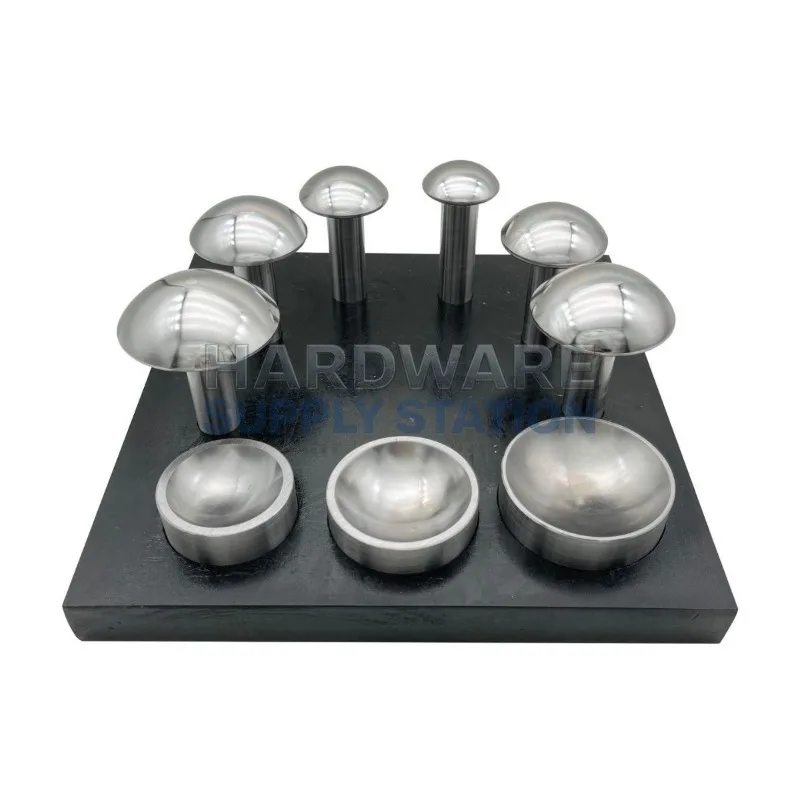 

Bell, gold, silver, copper ring forming and making set DIY handmade nest anvil 9-piece set nest anvil round punch