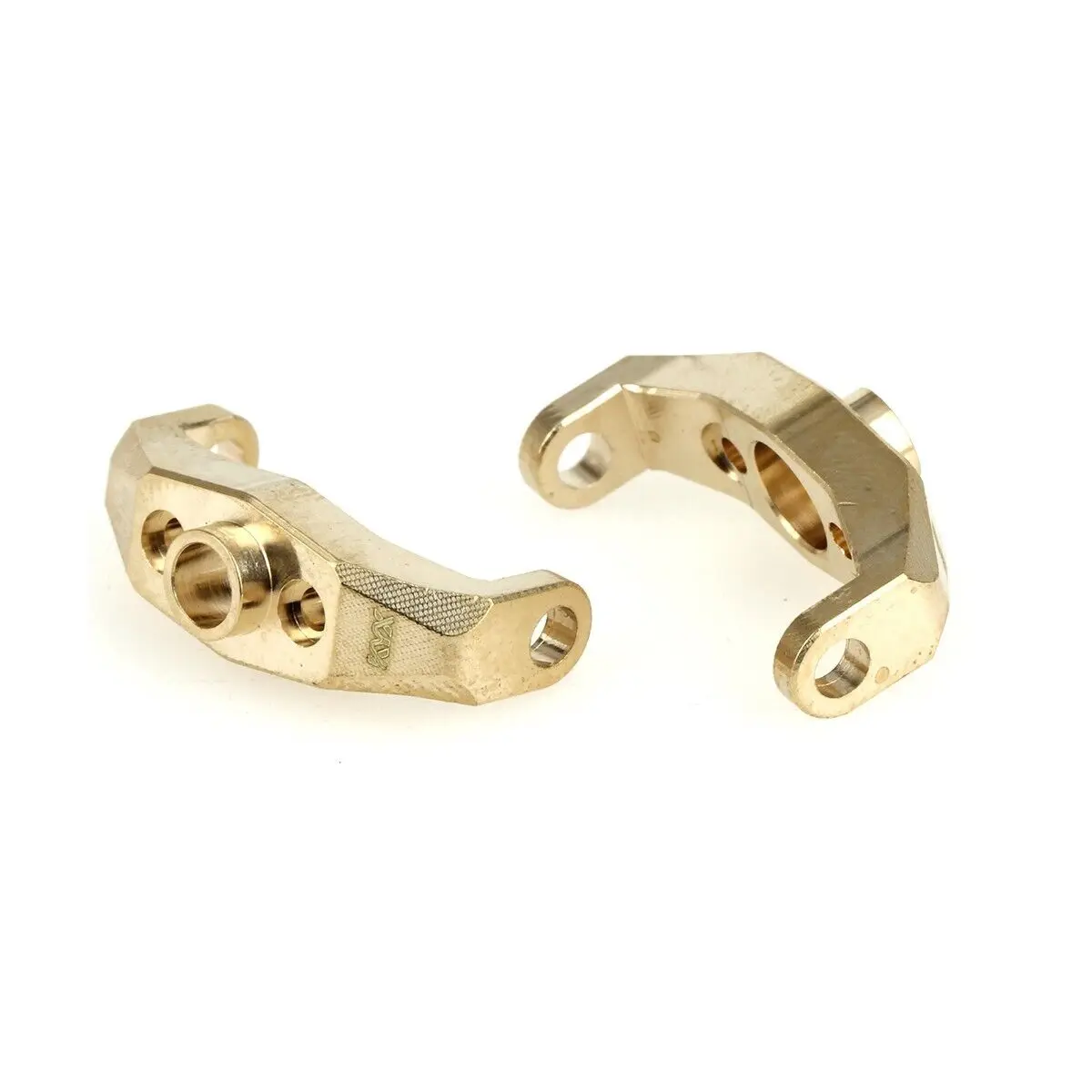 LCX Racing 1/18 RC Crawler Car Brass Portal Drive Caster Blocks C Hub Carriers for Traxxas TRX4M Upgrades Parts Accessories