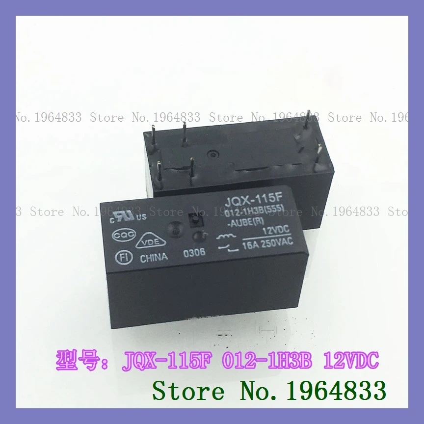 JQX-115F 012-1H3B 12VDC JQX-115F-I-012-1HS3