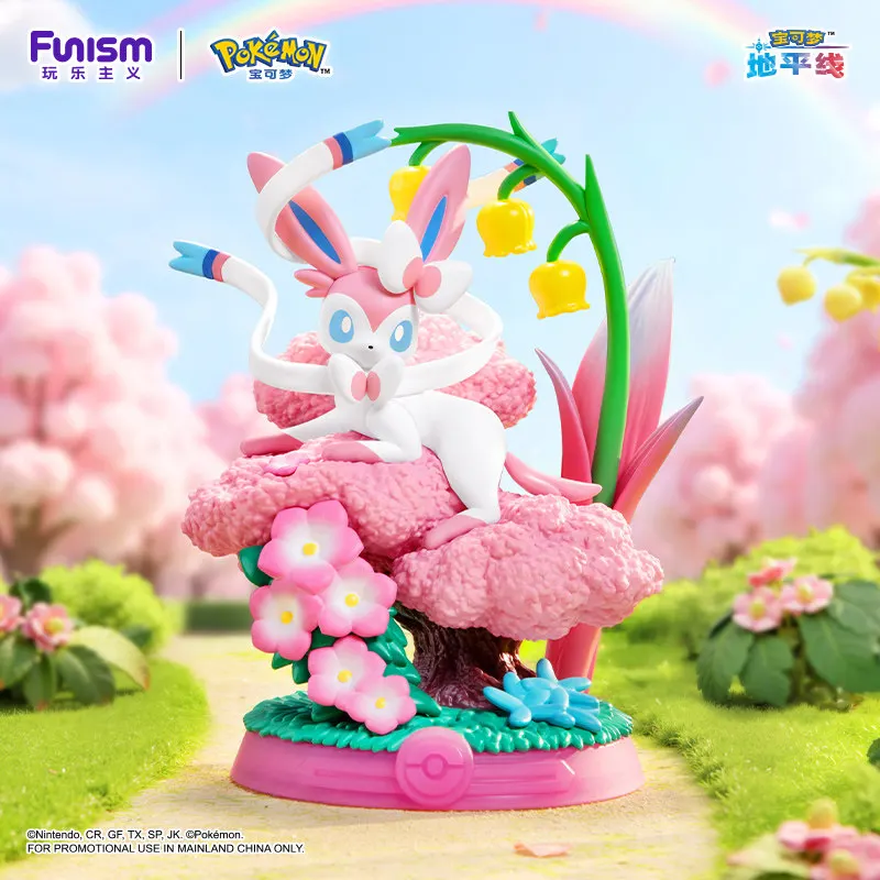 Caja Sorpresa Funism Pokémon Utn, Eevee Tercera Generación, Sylveon, Figura