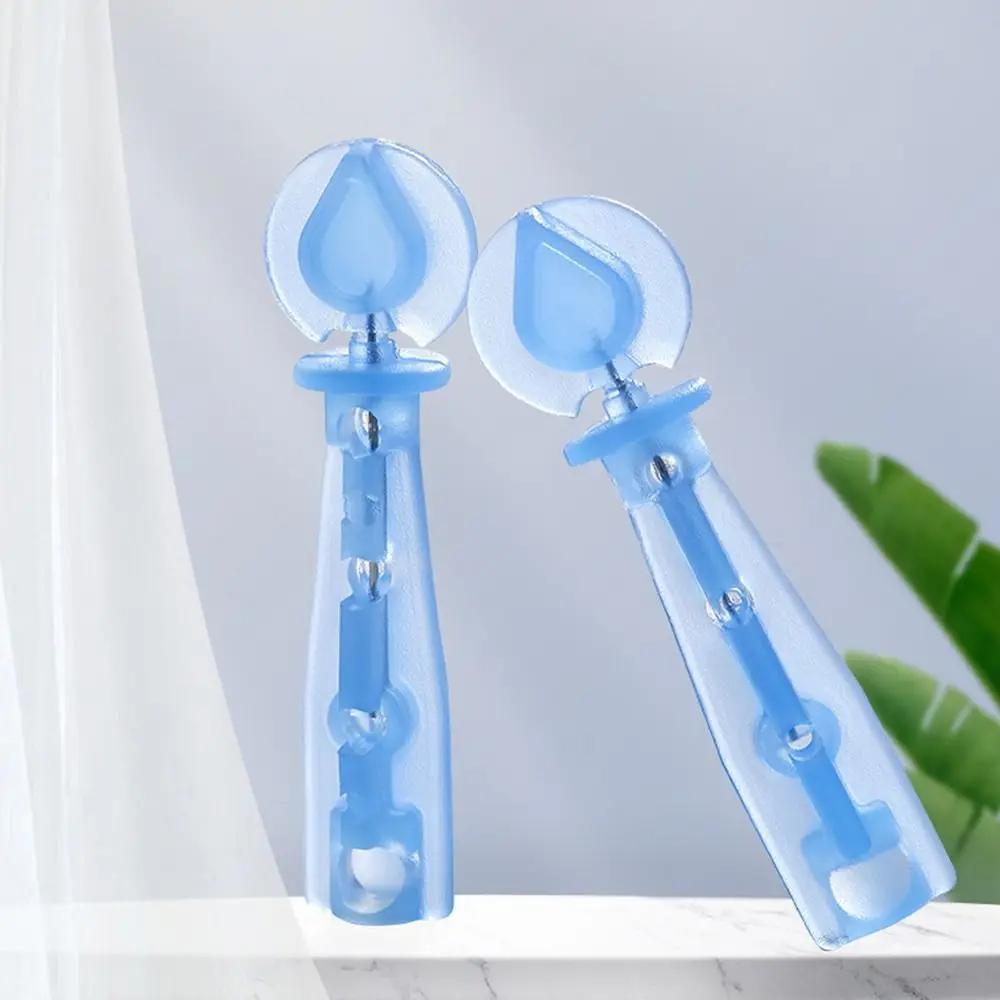 50 stks/doos Comedondrukker Wegwerp Acne Naald Huidverzorging Professionele Comedondrukker Tool Blauwe Smet Extractor