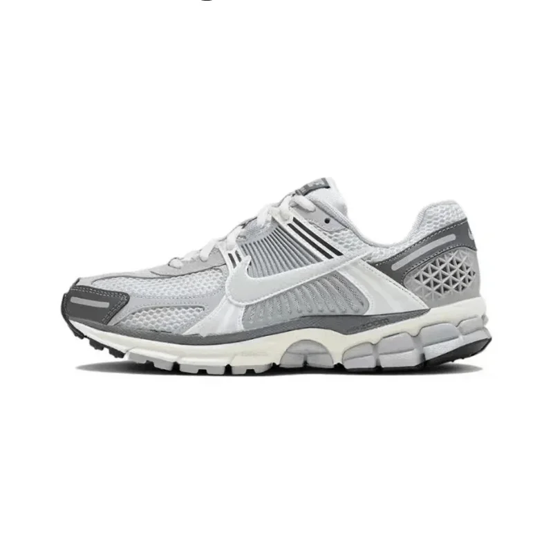 Nike Air Zoom Vomero 5 Men's and Women's Running Shoes Comfortable Non-slip Wear Low Top Casual Running Shoes Beige Gray