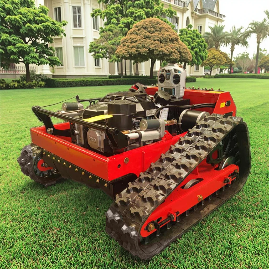 جزازة زاحفة صغيرة تعمل بالتحكم عن بعد وقواطع العشب، جزازة ذكية للتحكم عن بعد #1