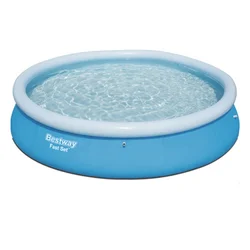 Piscina familiar inflable, alberca redonda grande de 366x76cm, juego rápido